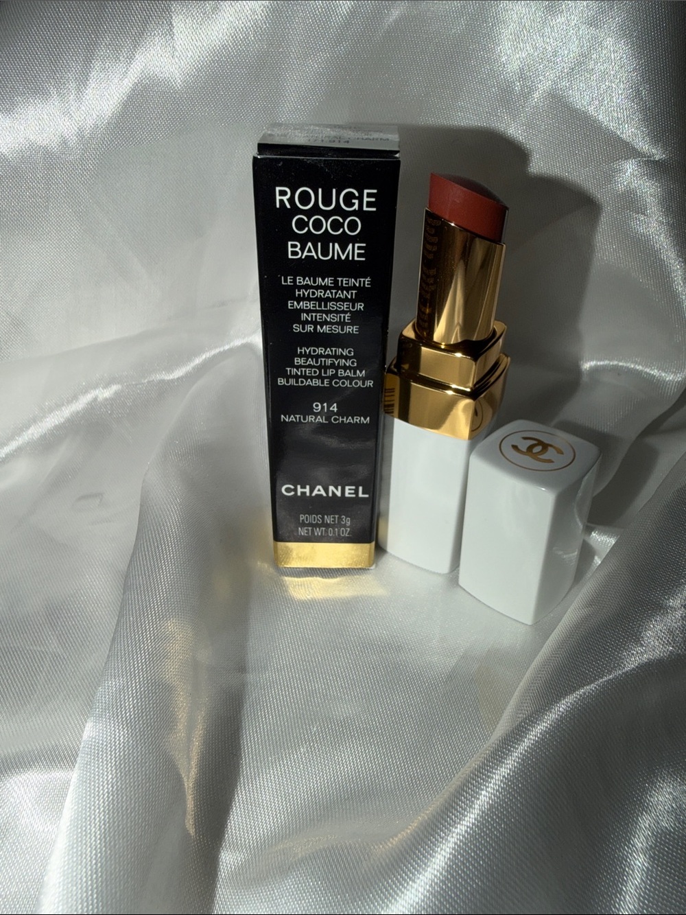 CHANEL Rouge Coco Baume 914 Natural Charm - Pink-Brown Tint